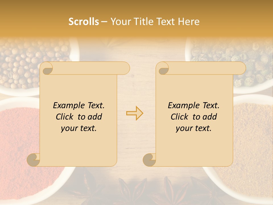 Flavour Stars Color PowerPoint Template