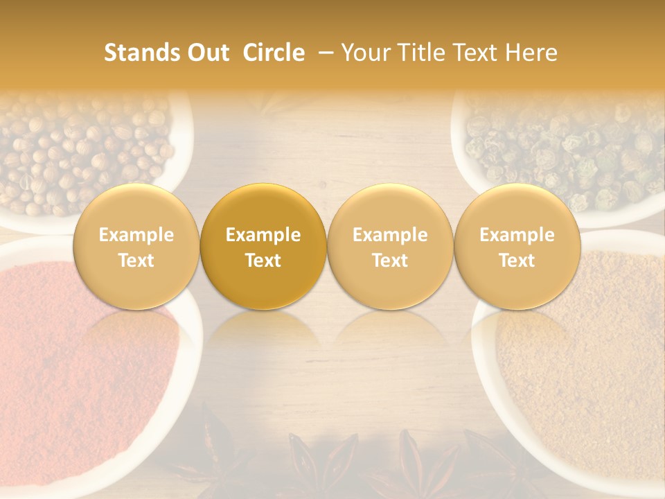 Flavour Stars Color PowerPoint Template