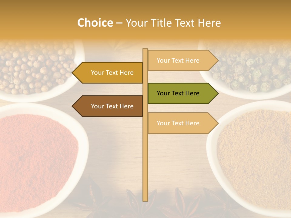 Flavour Stars Color PowerPoint Template