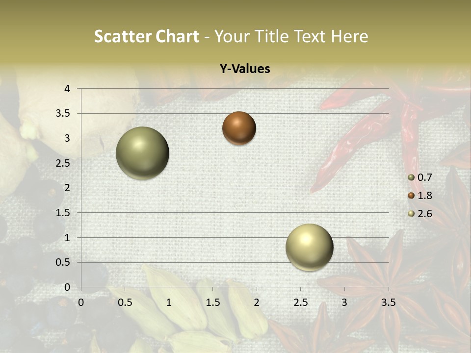 Exotic Flax Frame PowerPoint Template