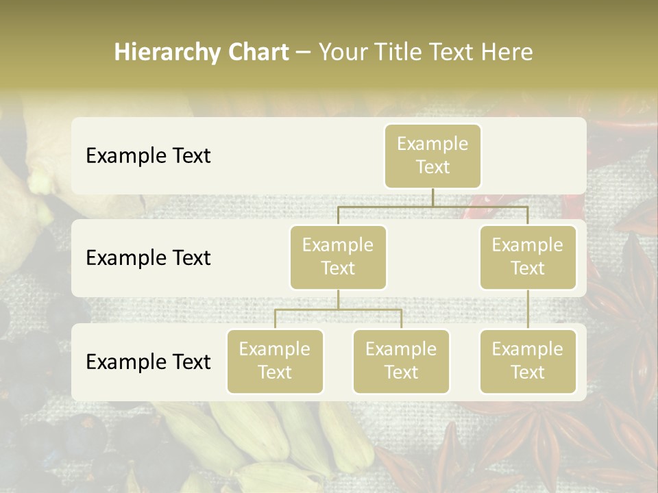 Exotic Flax Frame PowerPoint Template
