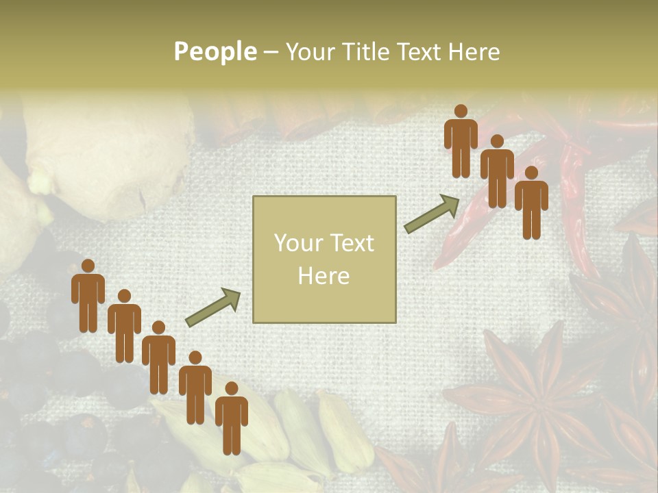 Exotic Flax Frame PowerPoint Template
