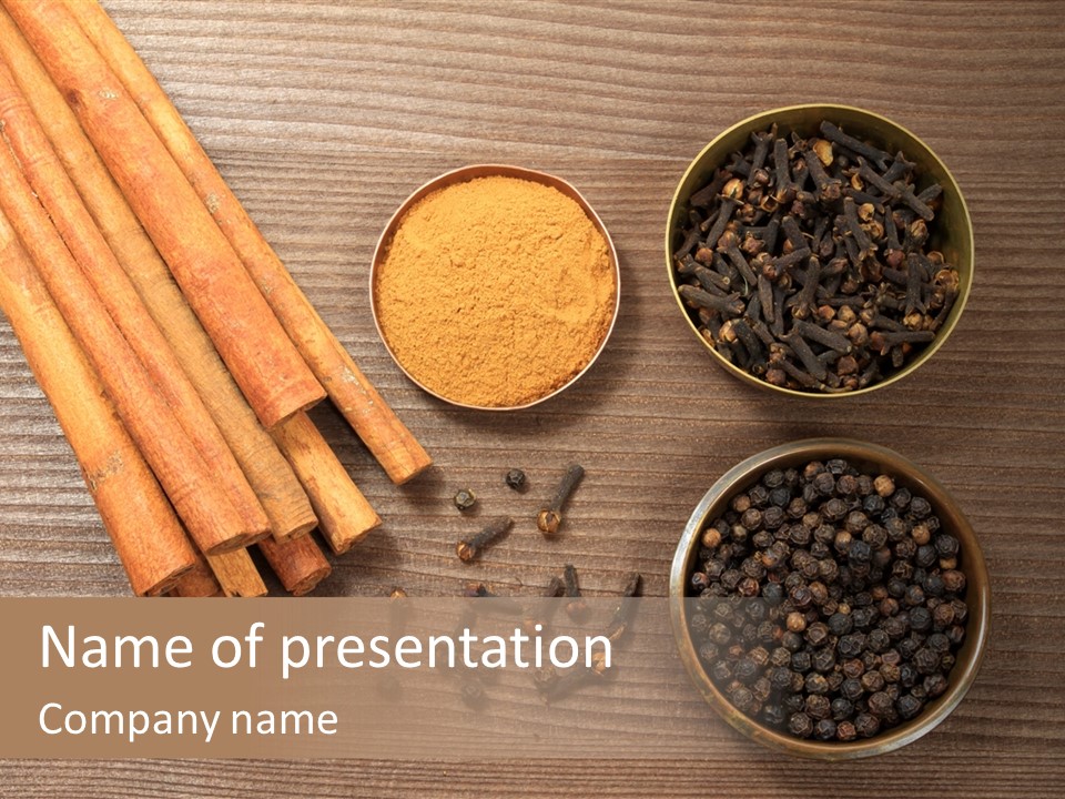 Dry Wood Spicy PowerPoint Template