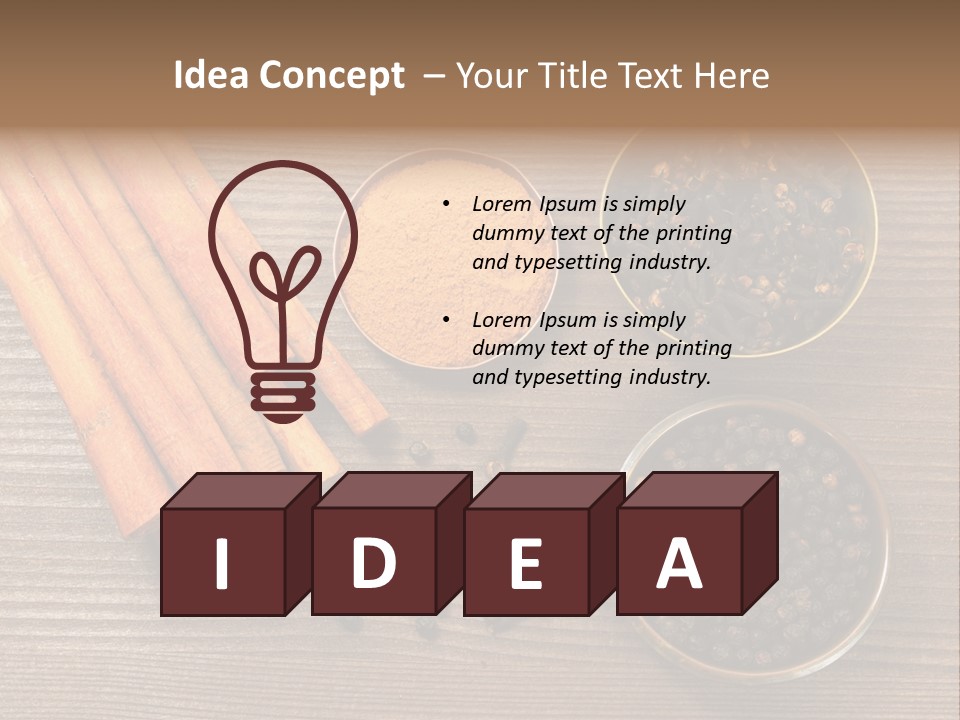 Dry Wood Spicy PowerPoint Template