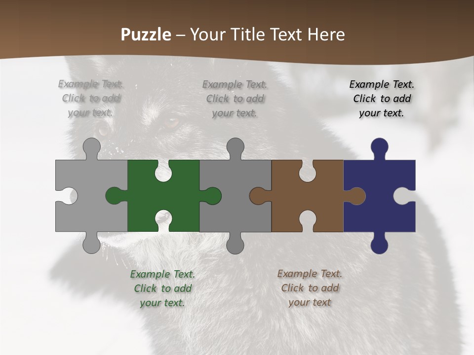Cold Mammal Head PowerPoint Template