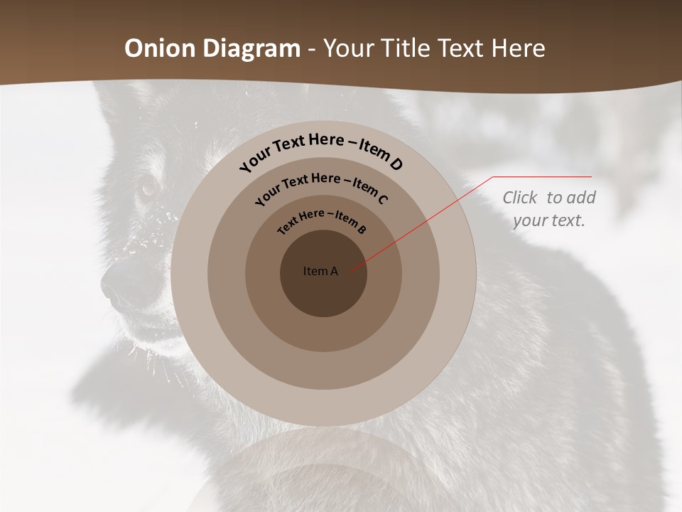 Cold Mammal Head PowerPoint Template