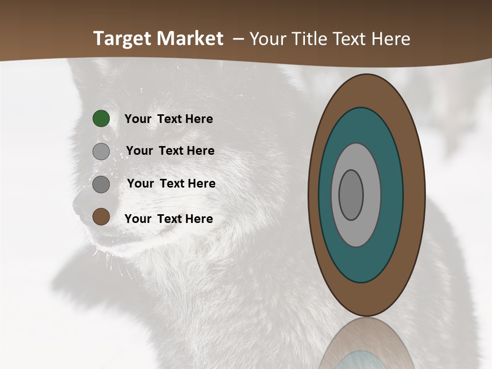 Cold Mammal Head PowerPoint Template