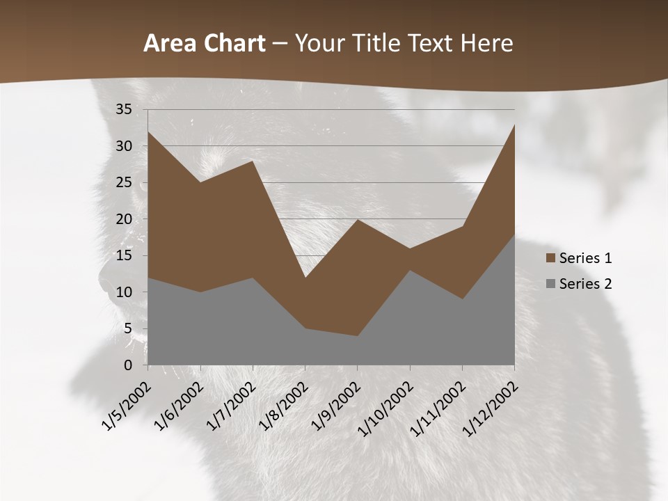 Cold Mammal Head PowerPoint Template