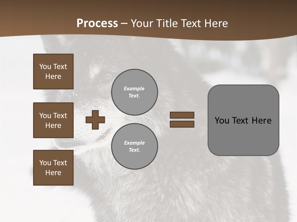 Cold Mammal Head PowerPoint Template