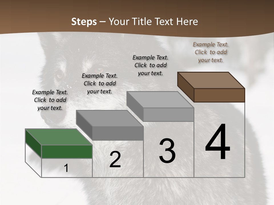 Cold Mammal Head PowerPoint Template