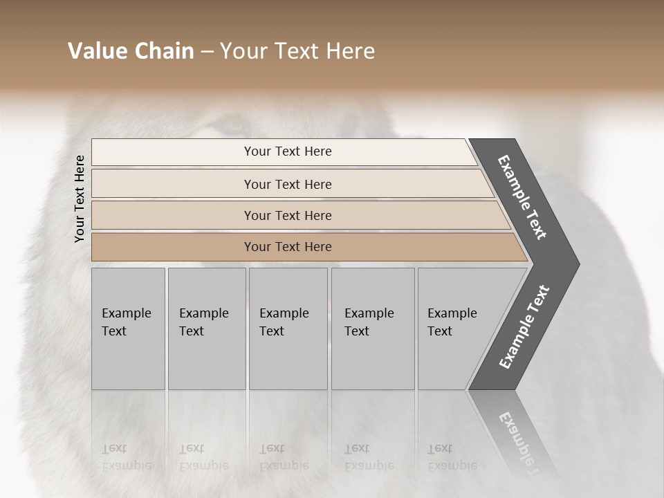 Canis Snow Wildlife PowerPoint Template