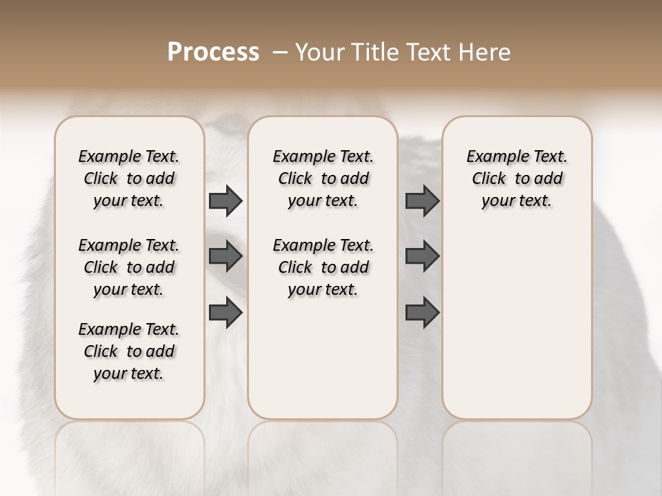 Canis Snow Wildlife PowerPoint Template