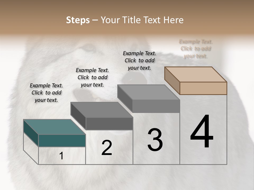 Canis Snow Wildlife PowerPoint Template
