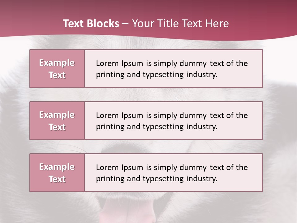 Coat Fear Puppy PowerPoint Template