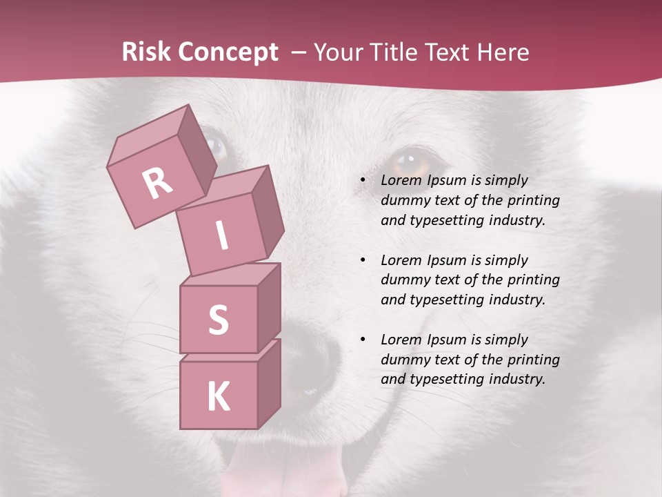 Coat Fear Puppy PowerPoint Template