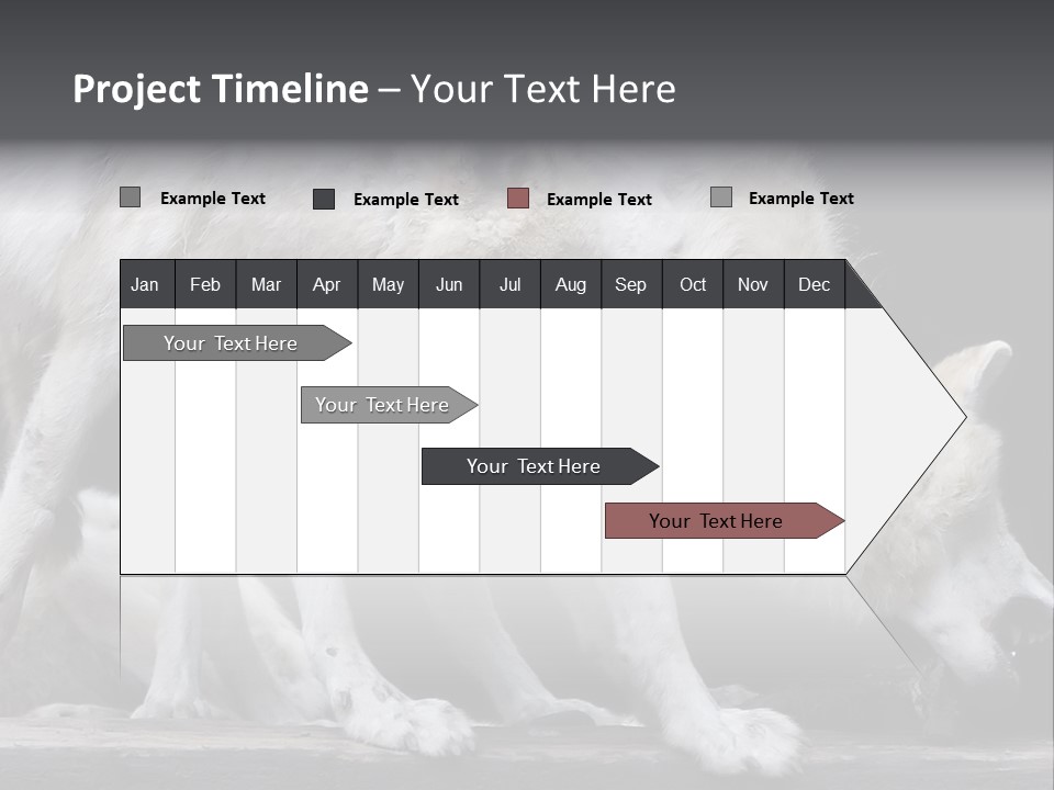 Wolfskind Fell Raubtier PowerPoint Template