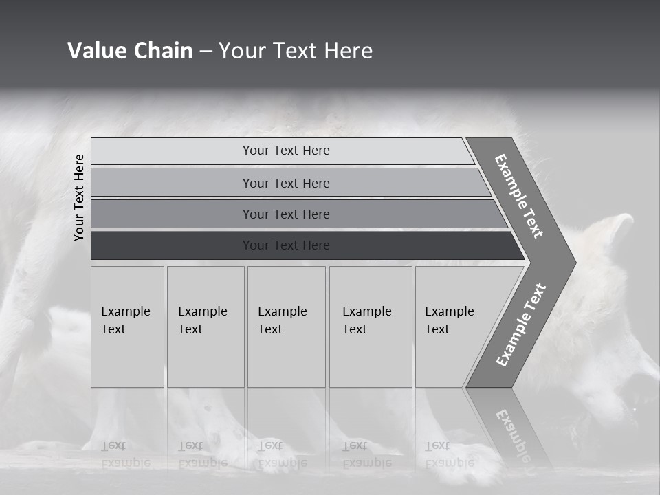 Wolfskind Fell Raubtier PowerPoint Template