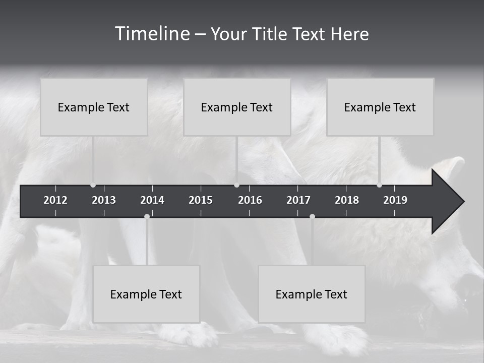 Wolfskind Fell Raubtier PowerPoint Template