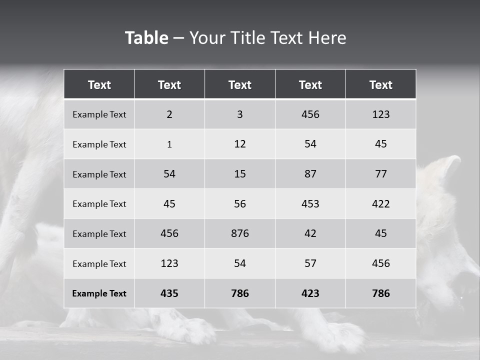 Wolfskind Fell Raubtier PowerPoint Template