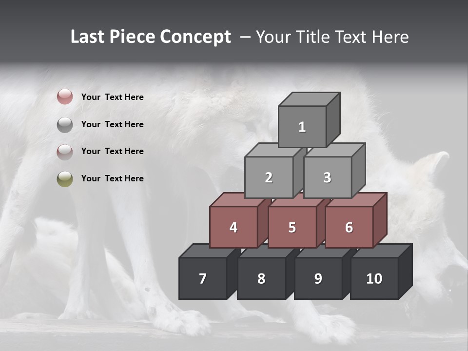 Wolfskind Fell Raubtier PowerPoint Template