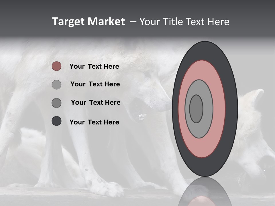 Wolfskind Fell Raubtier PowerPoint Template