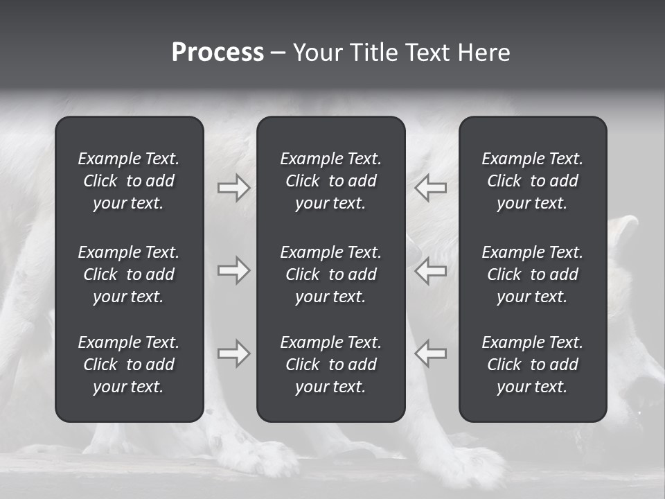 Wolfskind Fell Raubtier PowerPoint Template