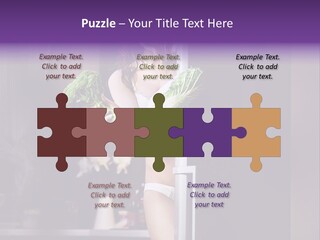 Stomach Candy Cane Pajamas PowerPoint Template