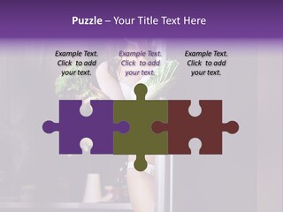 Stomach Candy Cane Pajamas PowerPoint Template