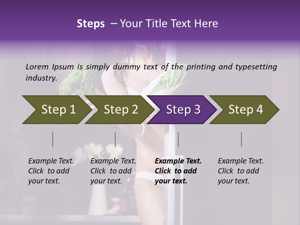 Stomach Candy Cane Pajamas PowerPoint Template
