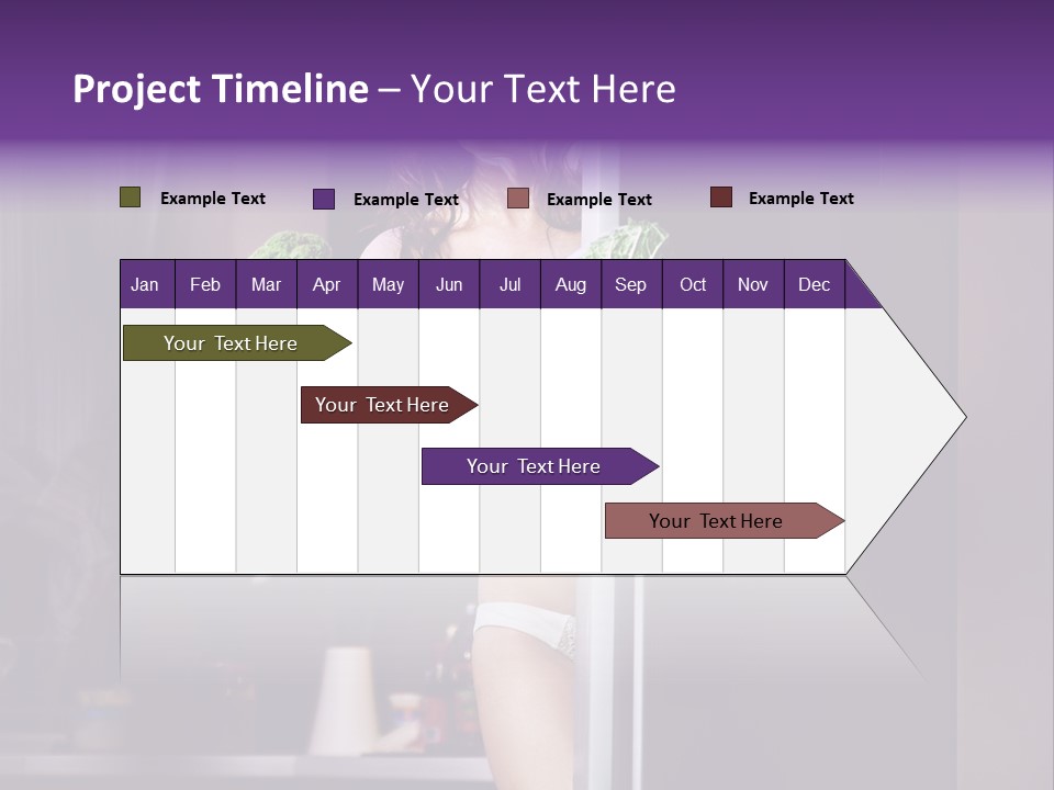Stomach Candy Cane Pajamas PowerPoint Template