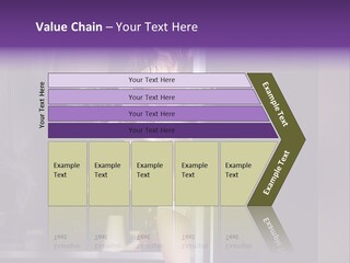 Stomach Candy Cane Pajamas PowerPoint Template