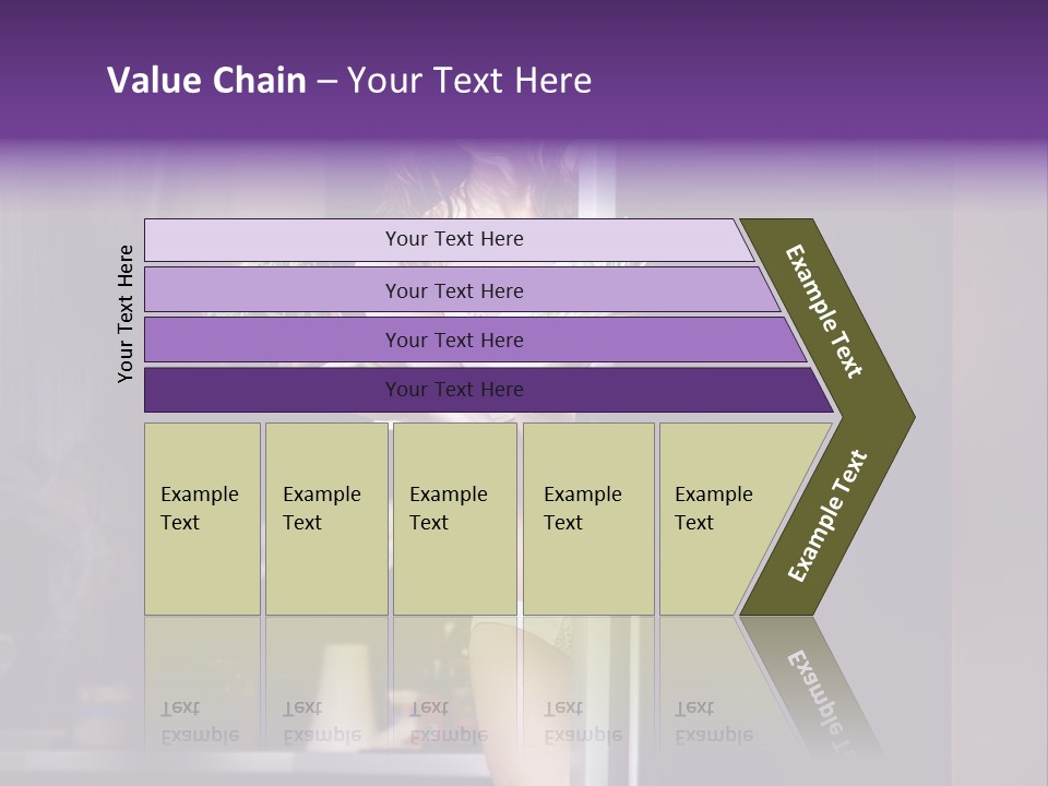 Stomach Candy Cane Pajamas PowerPoint Template