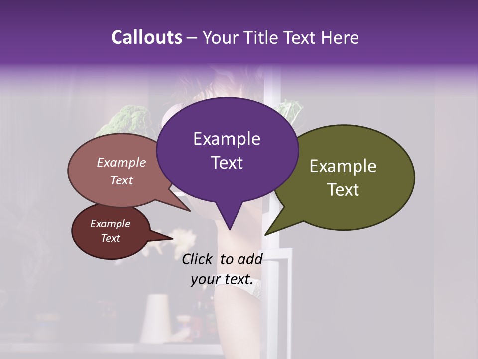 Stomach Candy Cane Pajamas PowerPoint Template