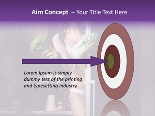 Stomach Candy Cane Pajamas PowerPoint Template