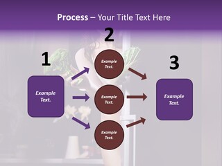 Stomach Candy Cane Pajamas PowerPoint Template