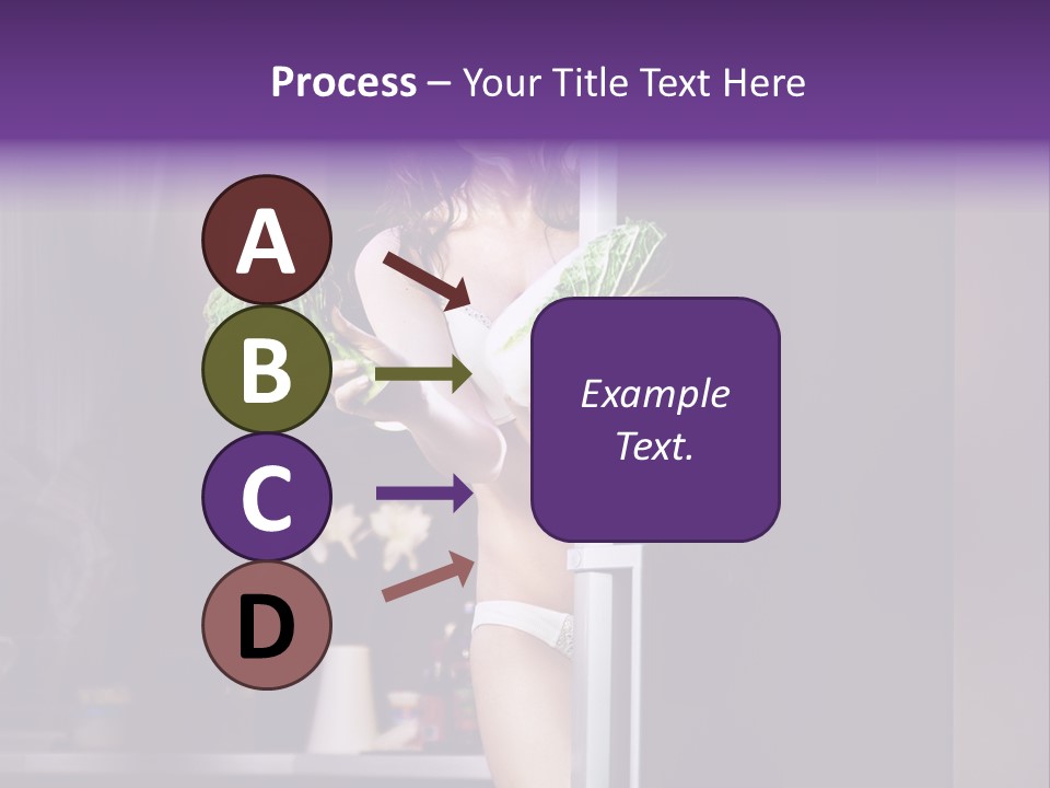 Stomach Candy Cane Pajamas PowerPoint Template