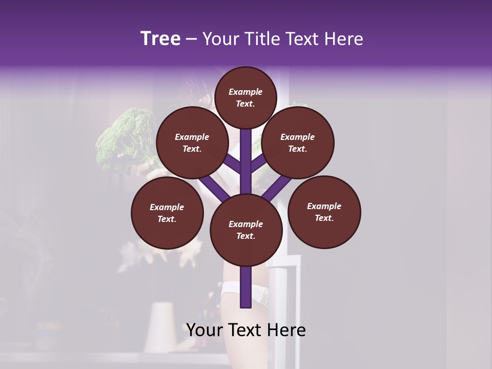 Stomach Candy Cane Pajamas PowerPoint Template