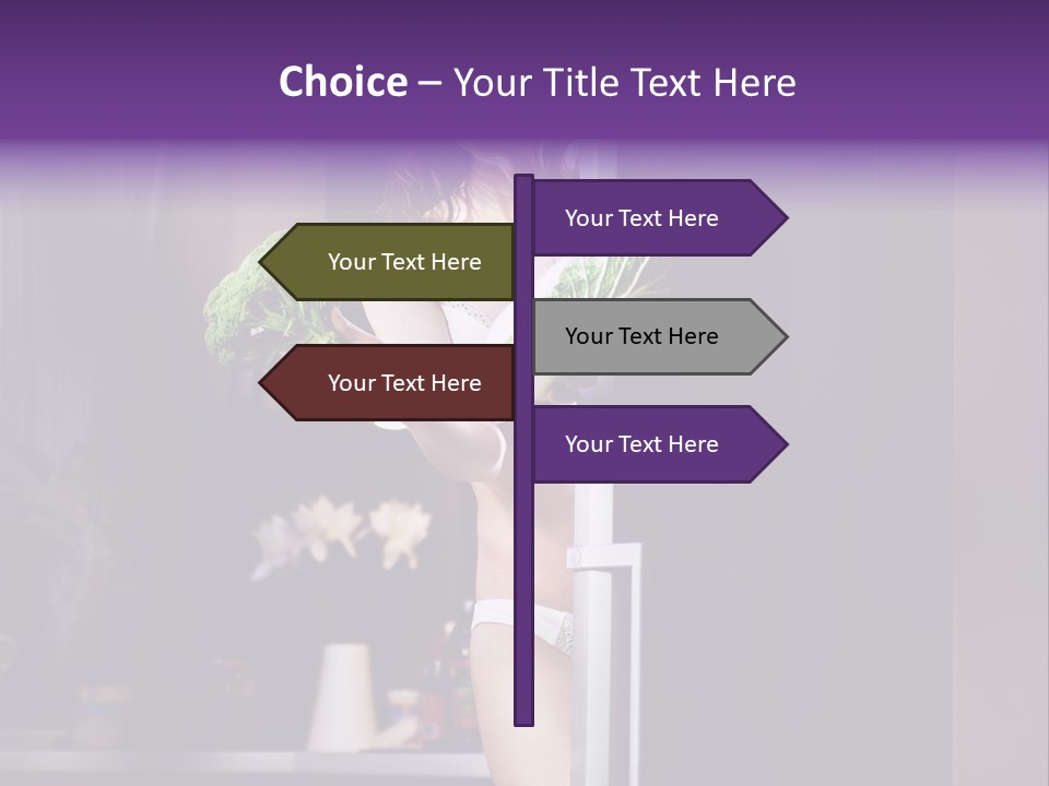 Stomach Candy Cane Pajamas PowerPoint Template