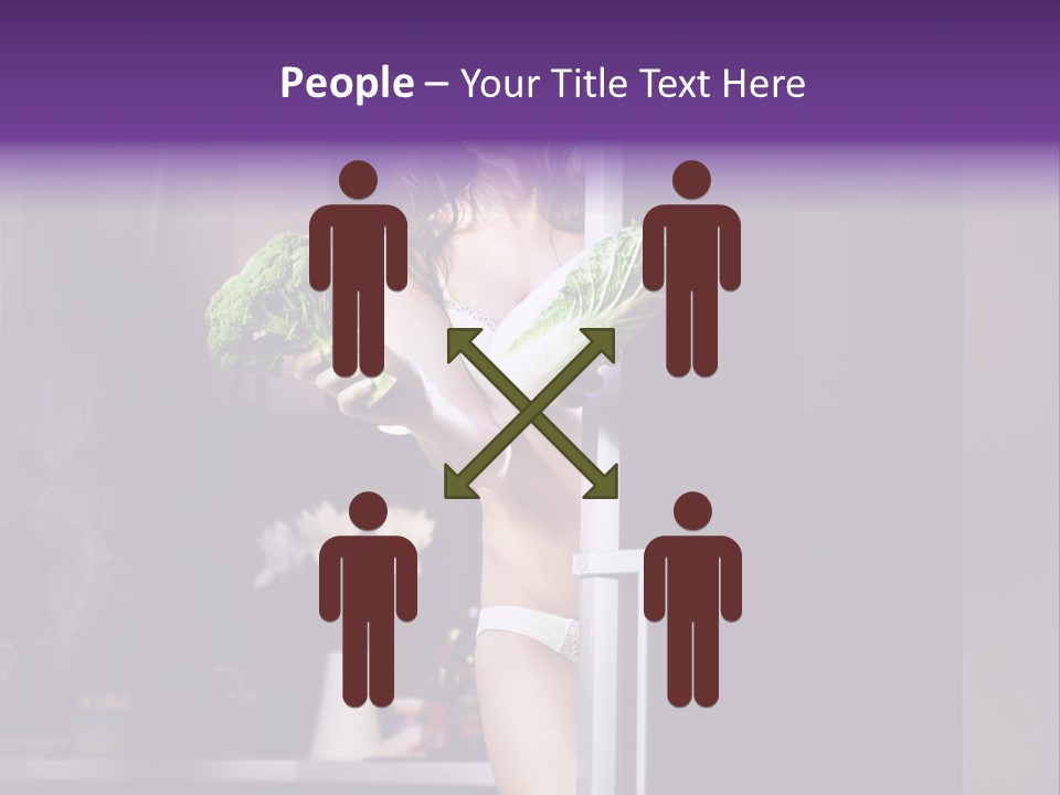 Stomach Candy Cane Pajamas PowerPoint Template