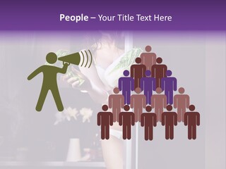 Stomach Candy Cane Pajamas PowerPoint Template