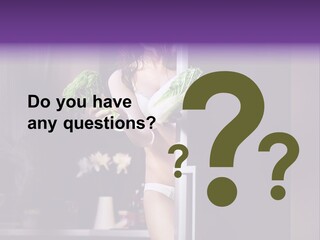 Stomach Candy Cane Pajamas PowerPoint Template