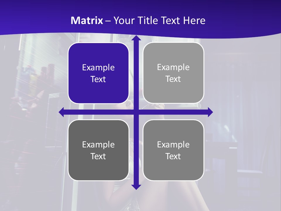 Surprised Beauty Sneak PowerPoint Template