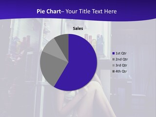 Surprised Beauty Sneak PowerPoint Template