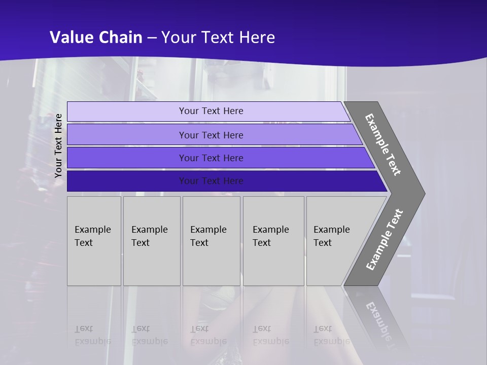 Surprised Beauty Sneak PowerPoint Template