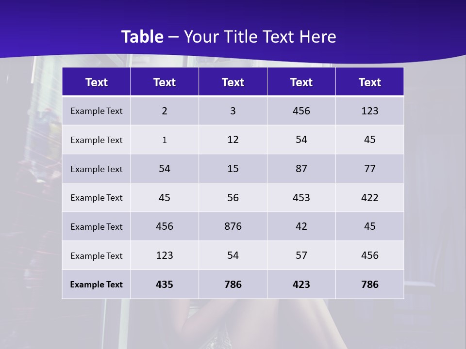 Surprised Beauty Sneak PowerPoint Template