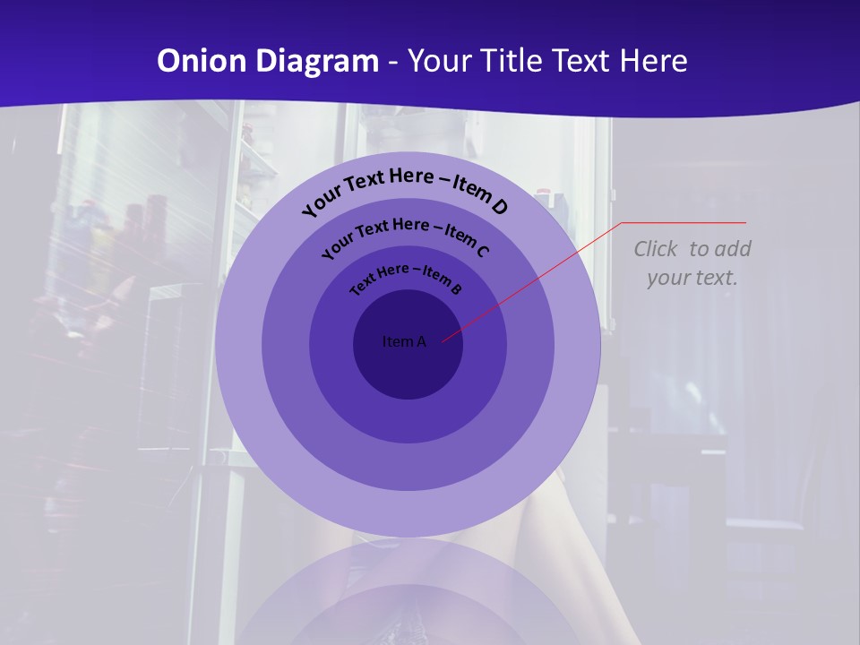 Surprised Beauty Sneak PowerPoint Template