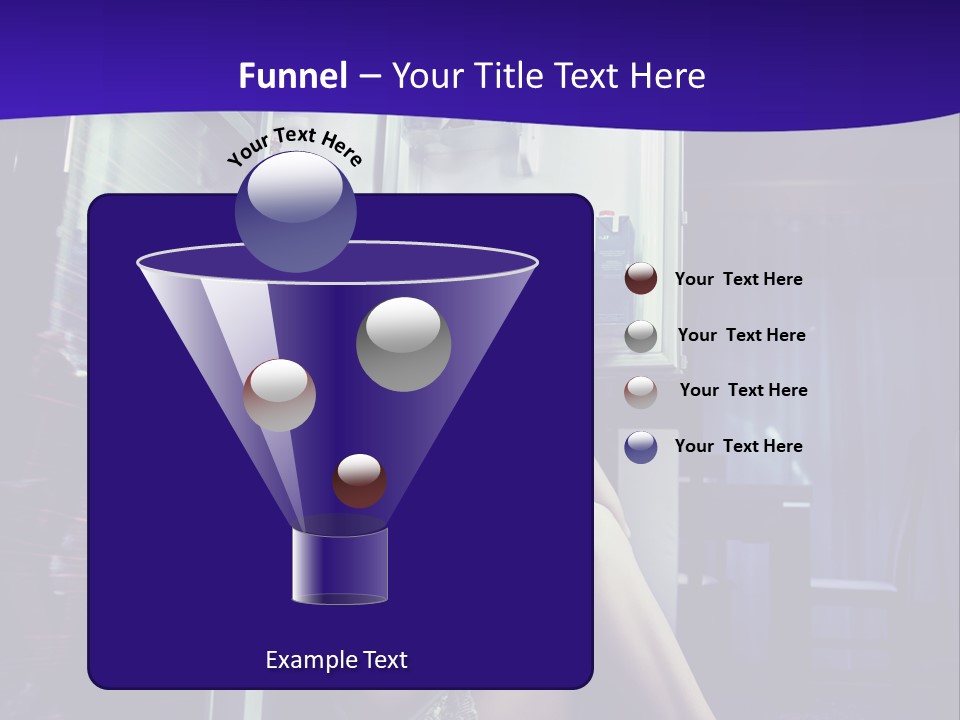 Surprised Beauty Sneak PowerPoint Template