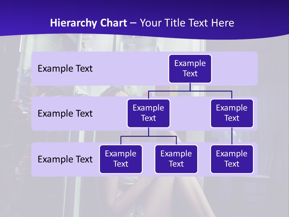 Surprised Beauty Sneak PowerPoint Template