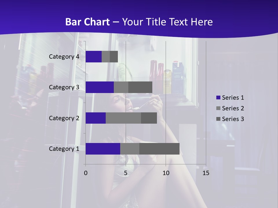 Surprised Beauty Sneak PowerPoint Template