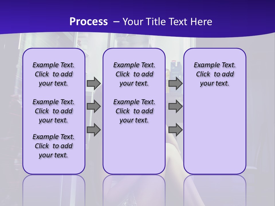 Surprised Beauty Sneak PowerPoint Template